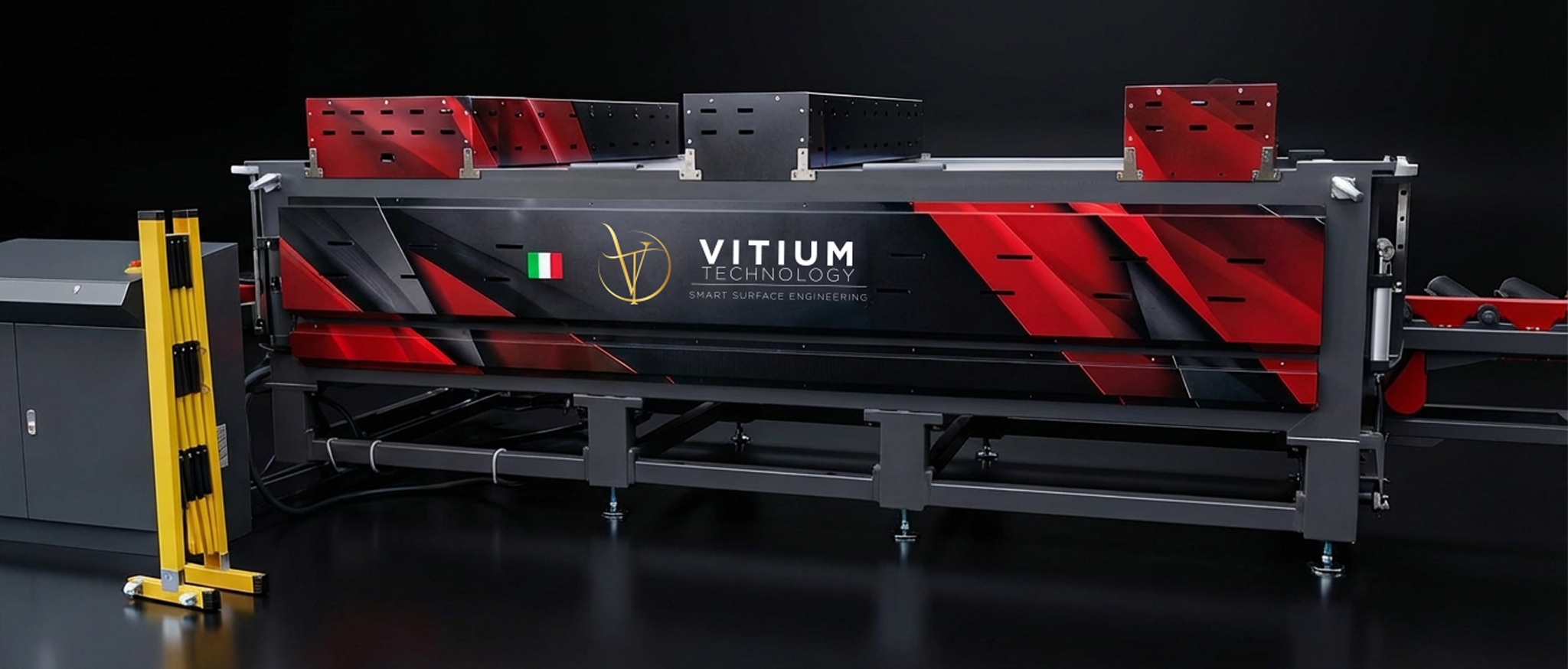 Vitium Star printing system with a dark grey frame and red-and-black Vitium branding.